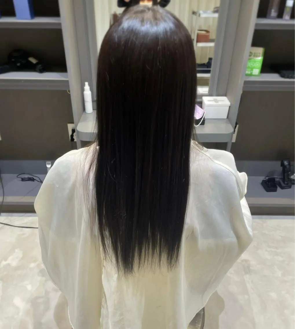 ロング 近野 美月のヘアスタイル