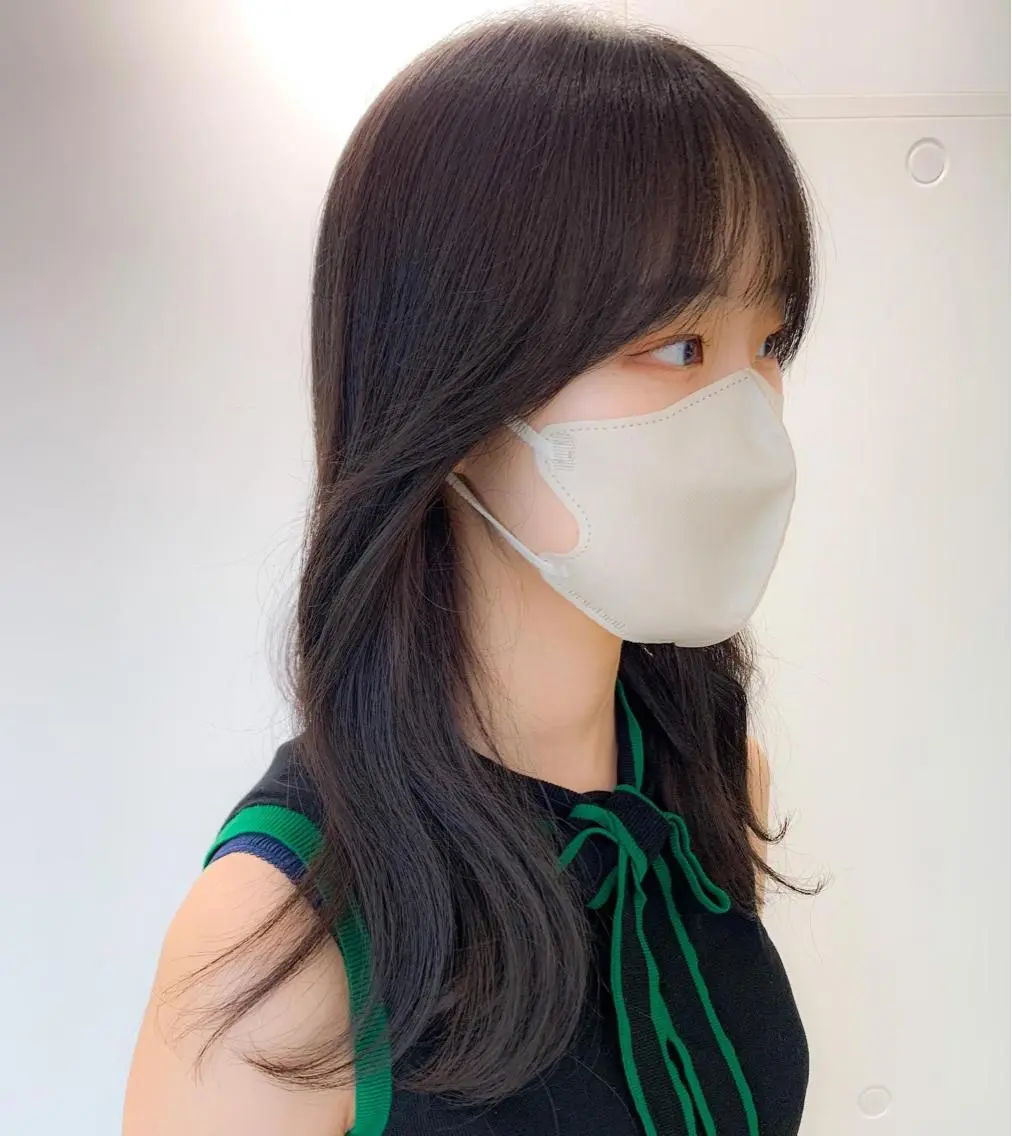 ミディアム ヘアアレンジ 新宿♥ハッシュカット 暖色カラー♥Unaのヘアスタイル
