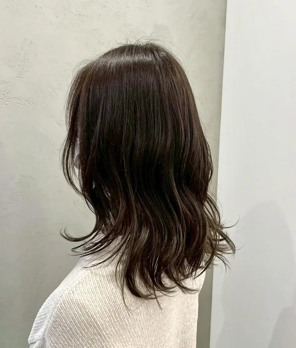 ミディアム カラー メンズカットモデル☆ 今川茉綾のヘアスタイル