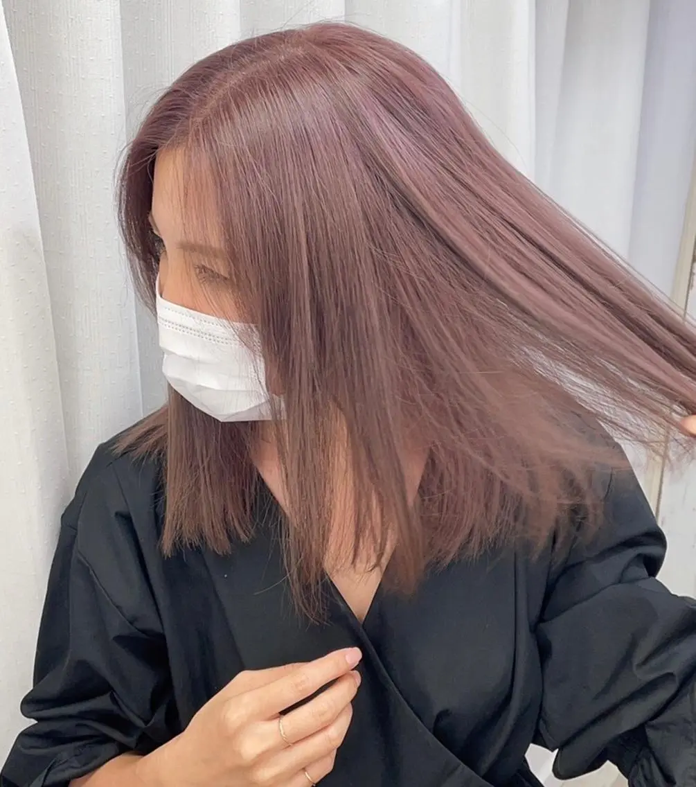ミディアム カラー ヘアカラー トリートメント Manager yumi 🍯のヘアスタイル