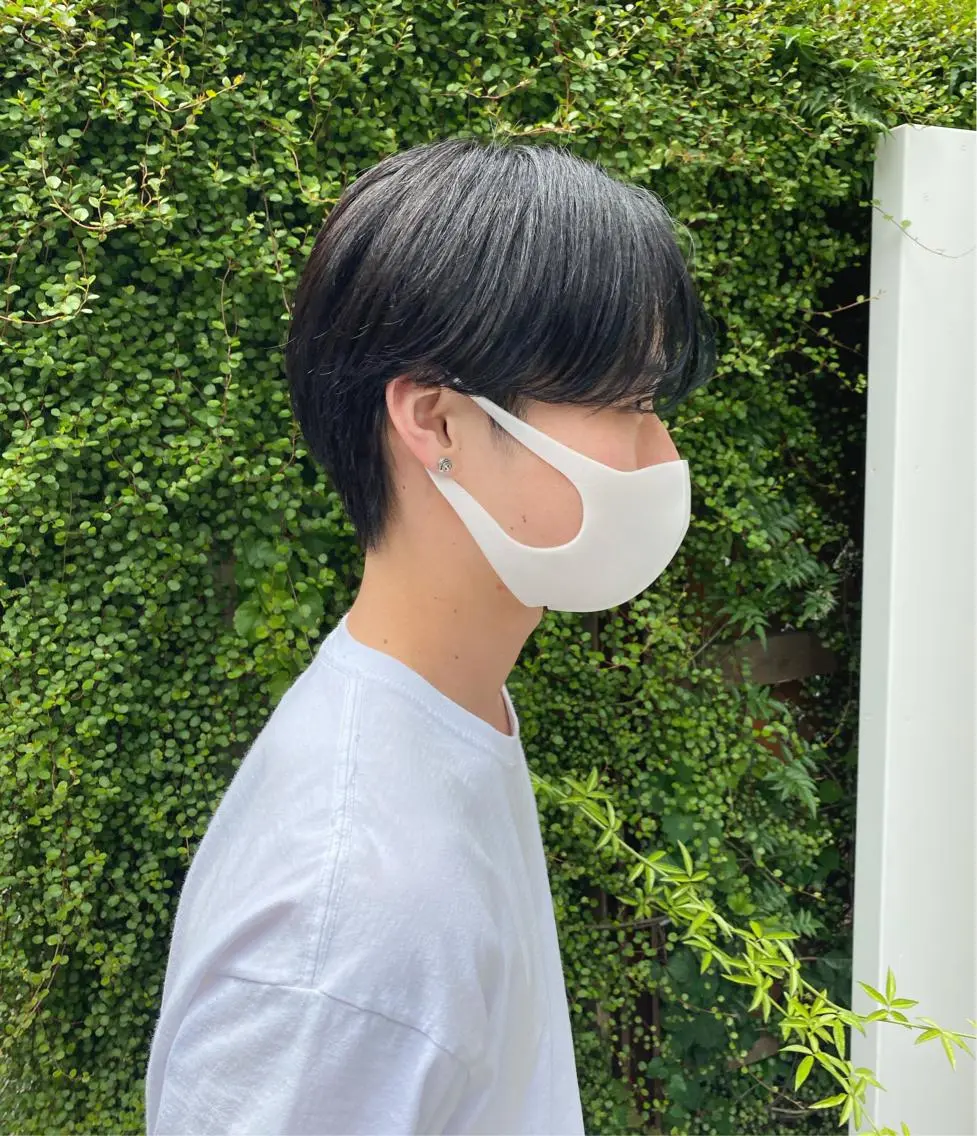 カラー メンズ センターパート マッシュ 柔らかいcolor 🌿harukaのヘアスタイル