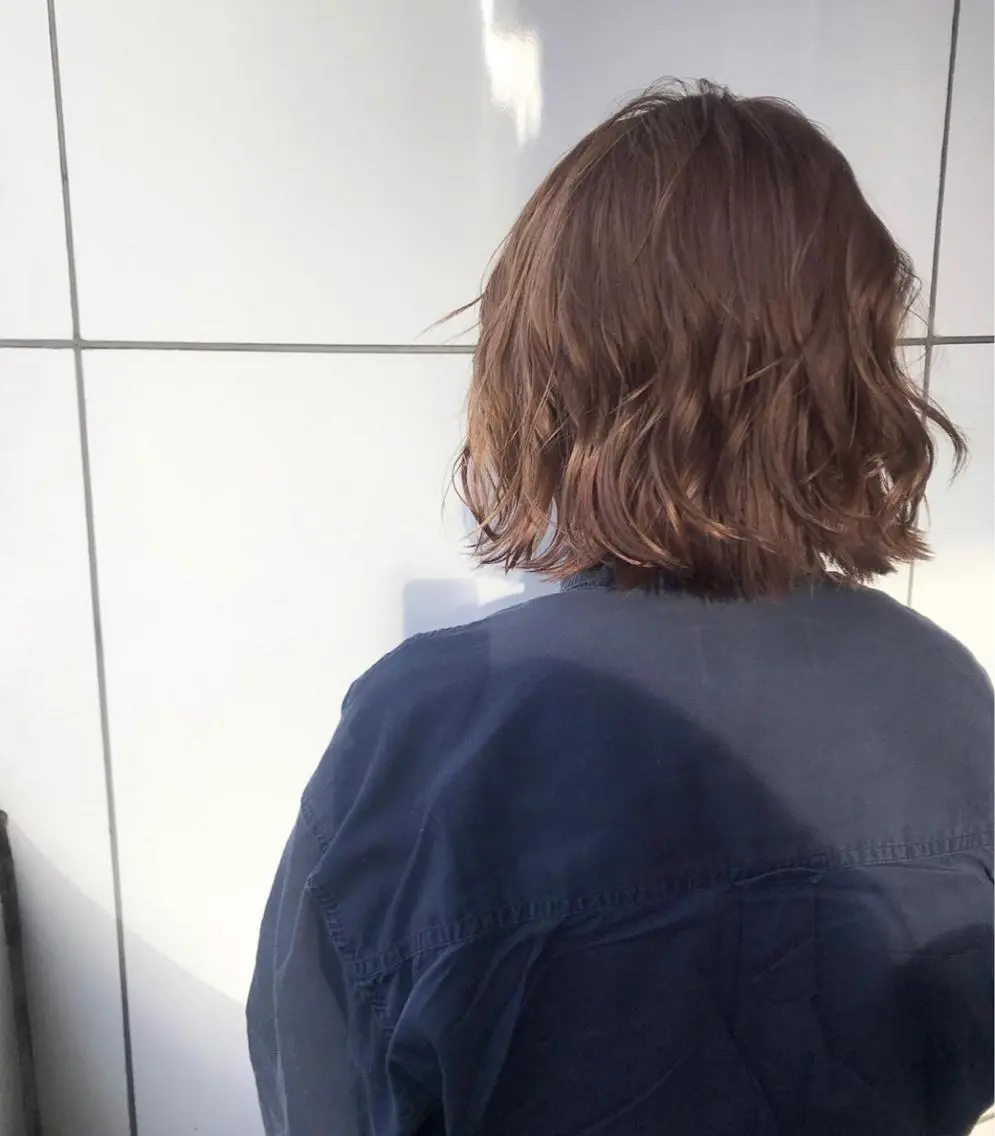 ショート カラー ヘアアレンジ キッズ ブラウンカラー ナチュラルブラウン 福壽 優奈のヘアスタイル