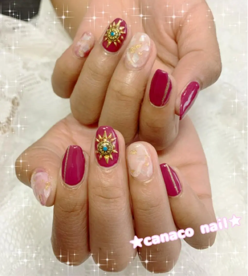 ネイル アートネイル 大理石ネイル(マーブル) ハンドネイル ハンドケア ベテランネイル cnc nailのネイルデザイン