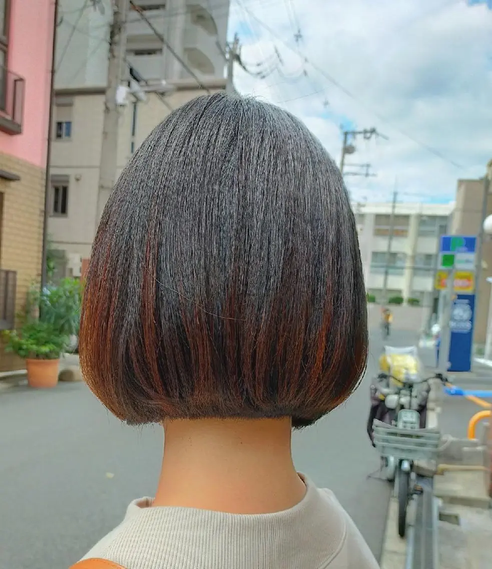 ミディアム 髪質改善/美髪矯正/ 京橋/satokoのヘアスタイル
