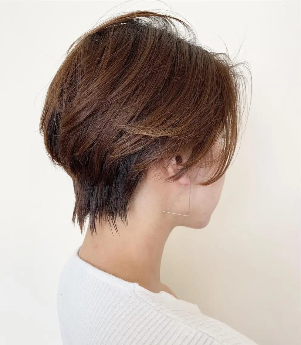 ショート カラー ショートヘア 髪質改善サロン ARCHE野瀬冬馬のヘアスタイル