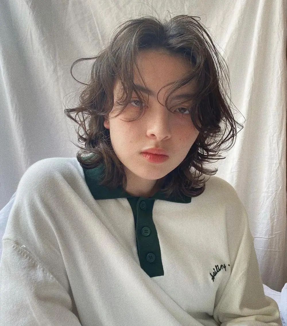 ミディアム パーマ ミディアムパーマ 🍃服部 雅哉🍃銀座◎のヘアスタイル