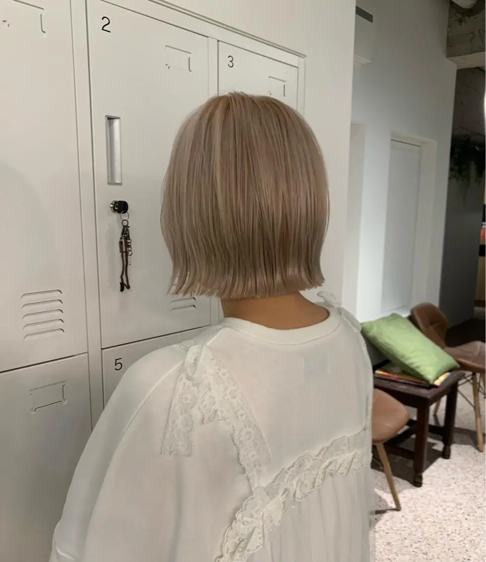 ミディアム ヘアアレンジ 七原 海夕のヘアスタイル