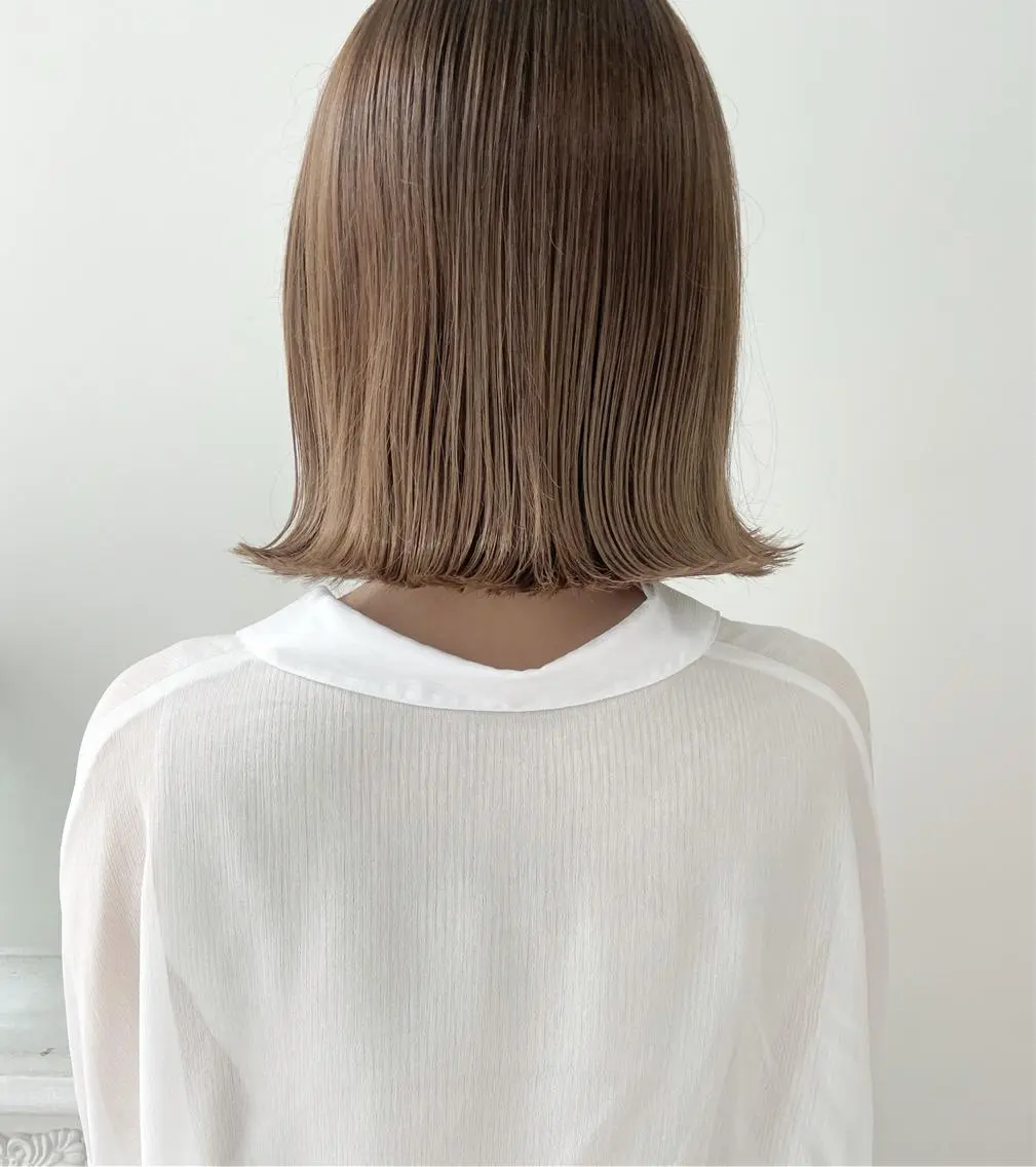 ミディアム カラー coco♡ 韓国hairのヘアスタイル