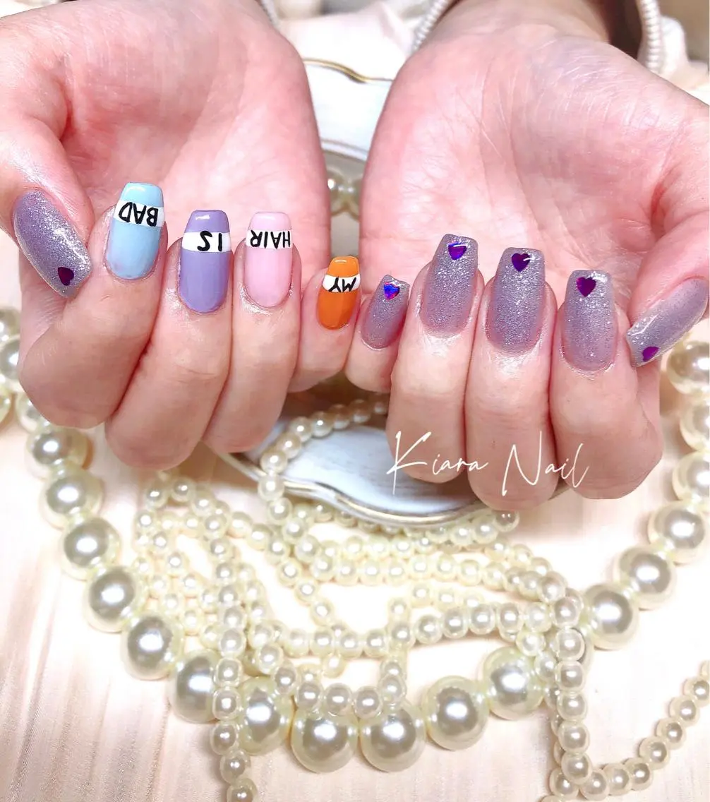 ネイル アートネイル 持ち込み 🍭Kiara Nail🍭のネイルデザイン