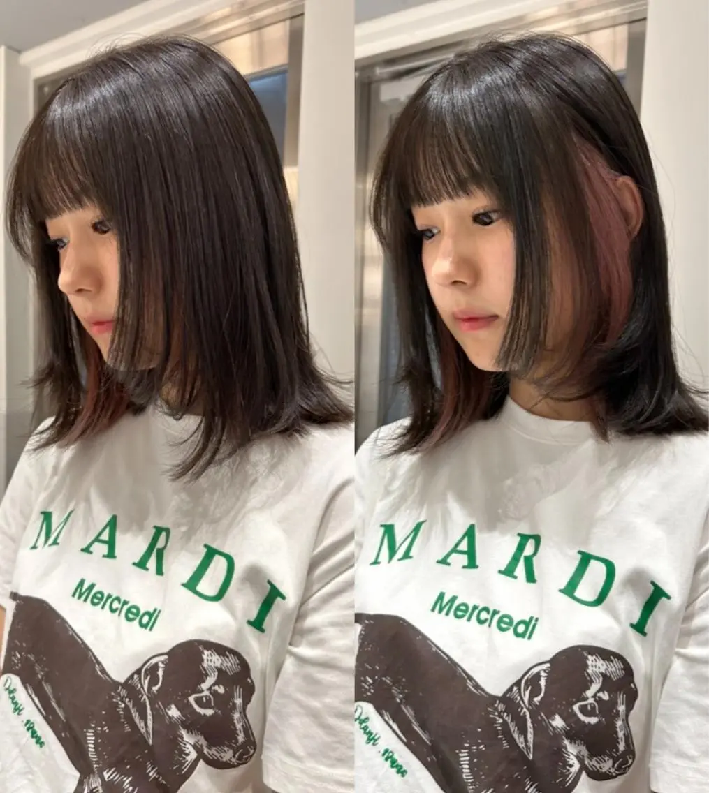セミロング ୨୧柔らかいカラー nozomi ୨୧のヘアスタイル