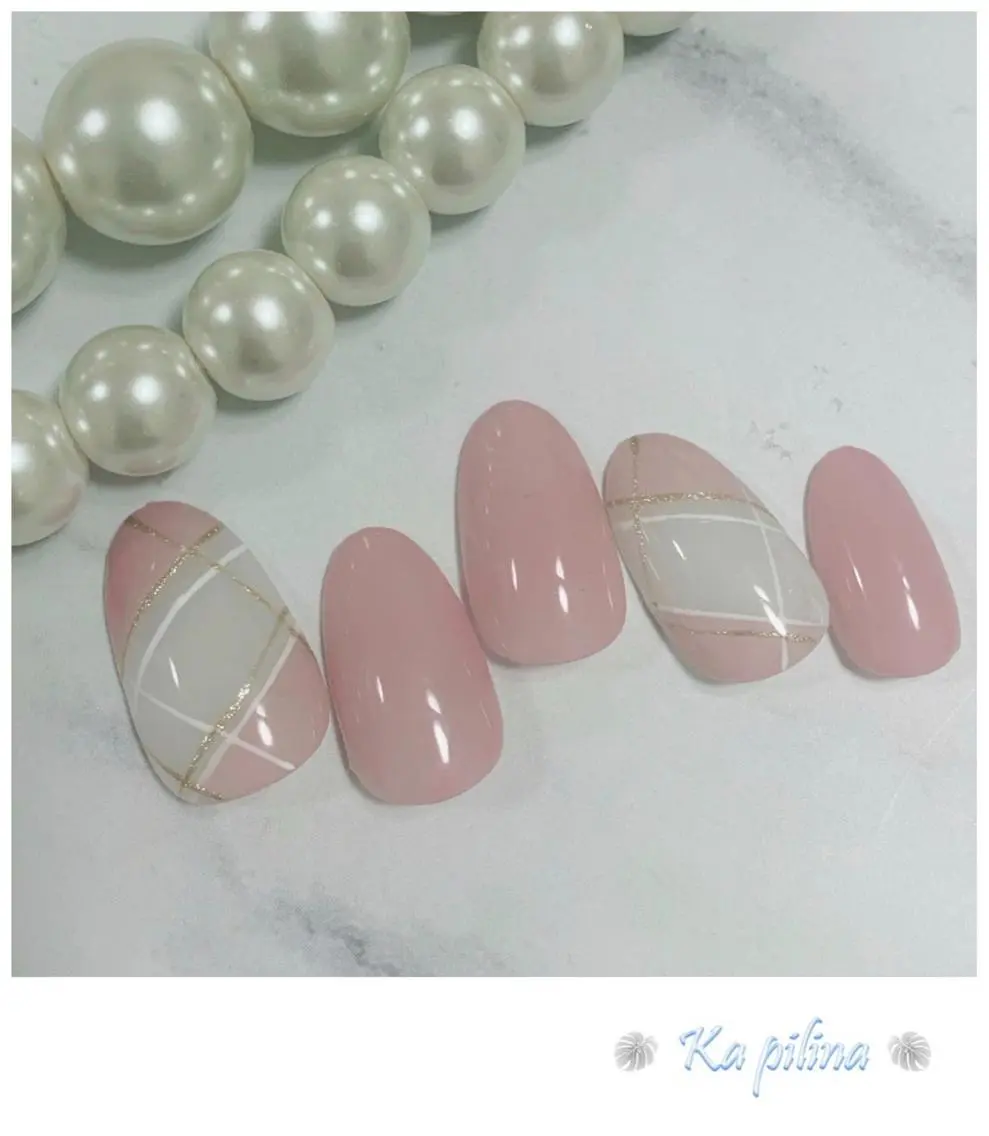 ネイル ピンク Nail salon Ka pilinaのネイルデザイン
