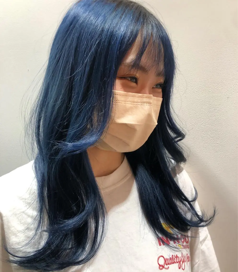 ロング カラー ブリーチ 💠つたふうか/ 韓国/メンズヘア💠のヘアスタイル