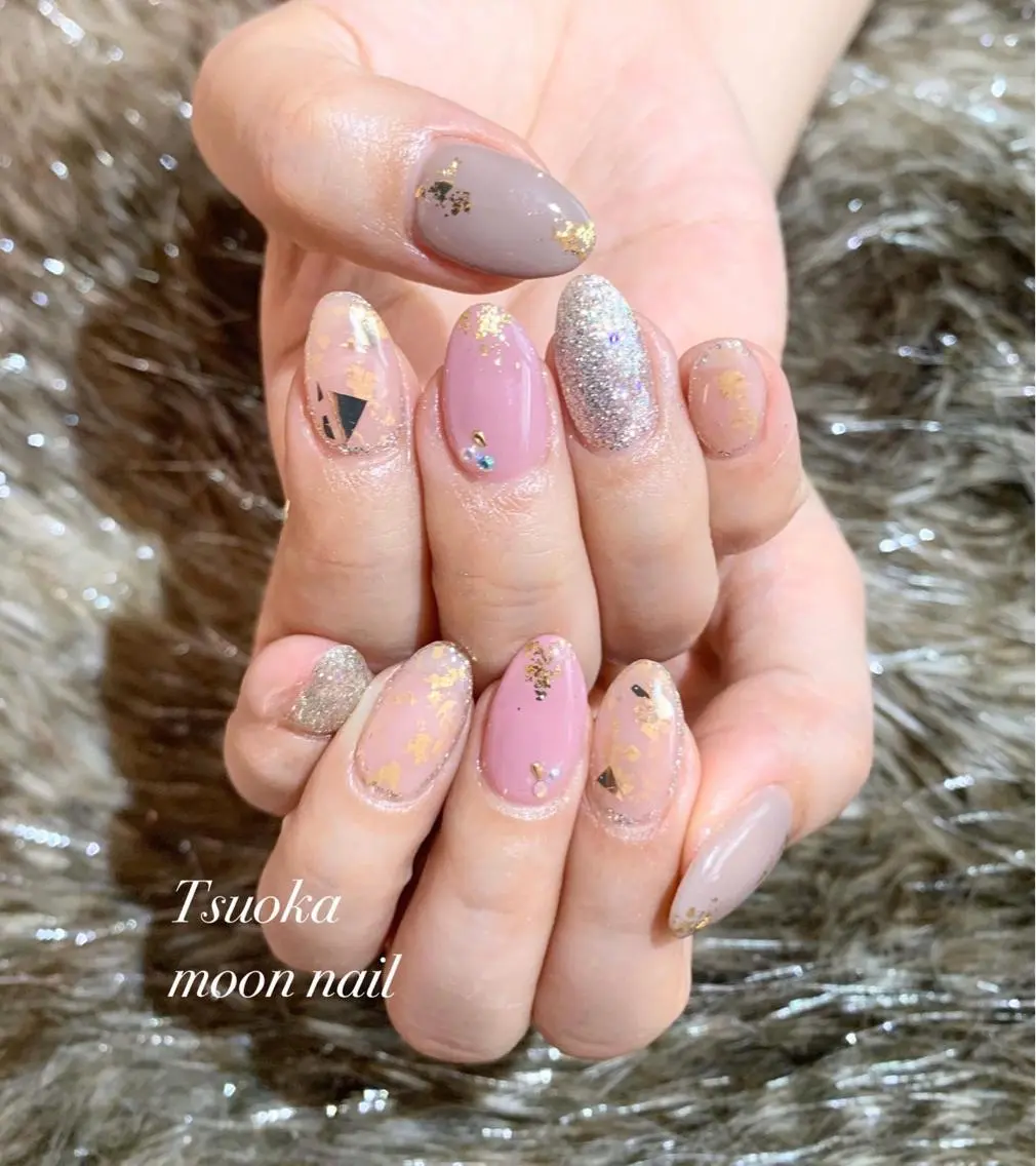 ネイル ハンドネイル ハンドケア 🌙都岡 moon nailのネイルデザイン
