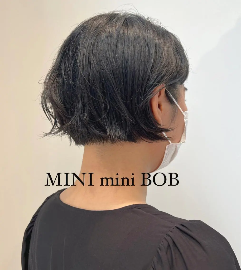 ショート パーマ ボブ ニュアンスパーマ 🦭era shiori🦭のヘアスタイル