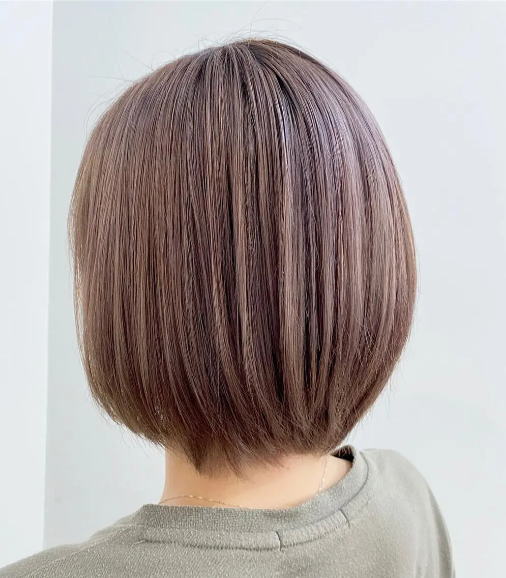 ミディアム カラー ヘアカラー 名倉 伽奈のヘアスタイル