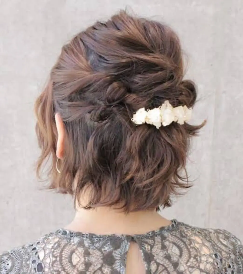 ミディアム ヘアアレンジ 加藤 圭悟のヘアスタイル