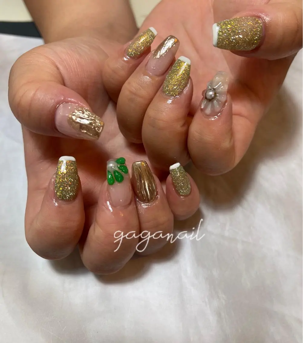 ネイル ぷっくりネイル nailsalon gagaのネイルデザイン