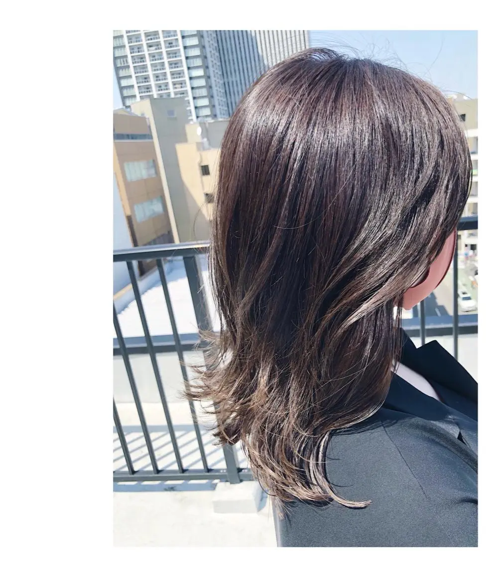 ミディアム カラー カット ヘッドスパ 髪質改善/顔まわり 石原のヘアスタイル