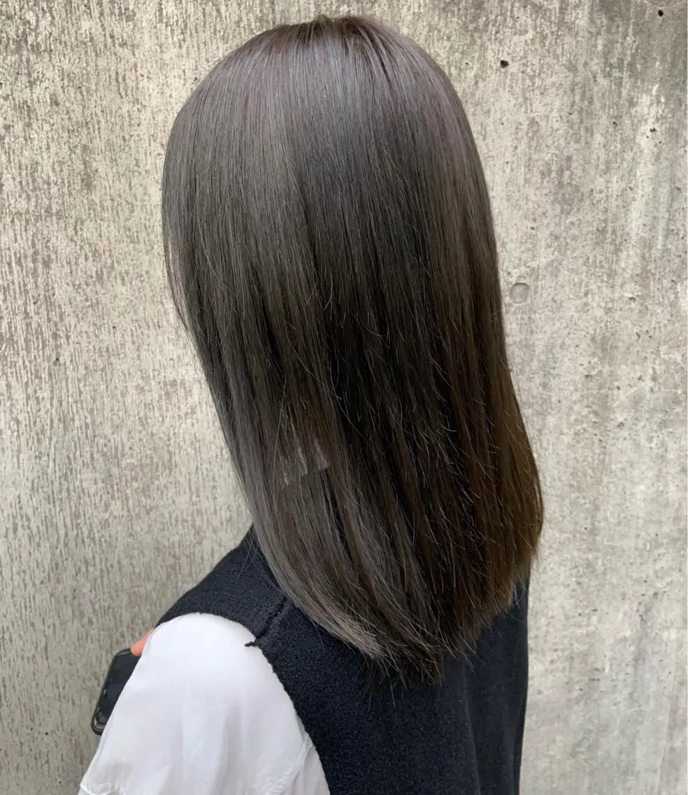 ミディアム カラー 🤍透明感/韓国風 🤍サクラギヒトミのヘアスタイル