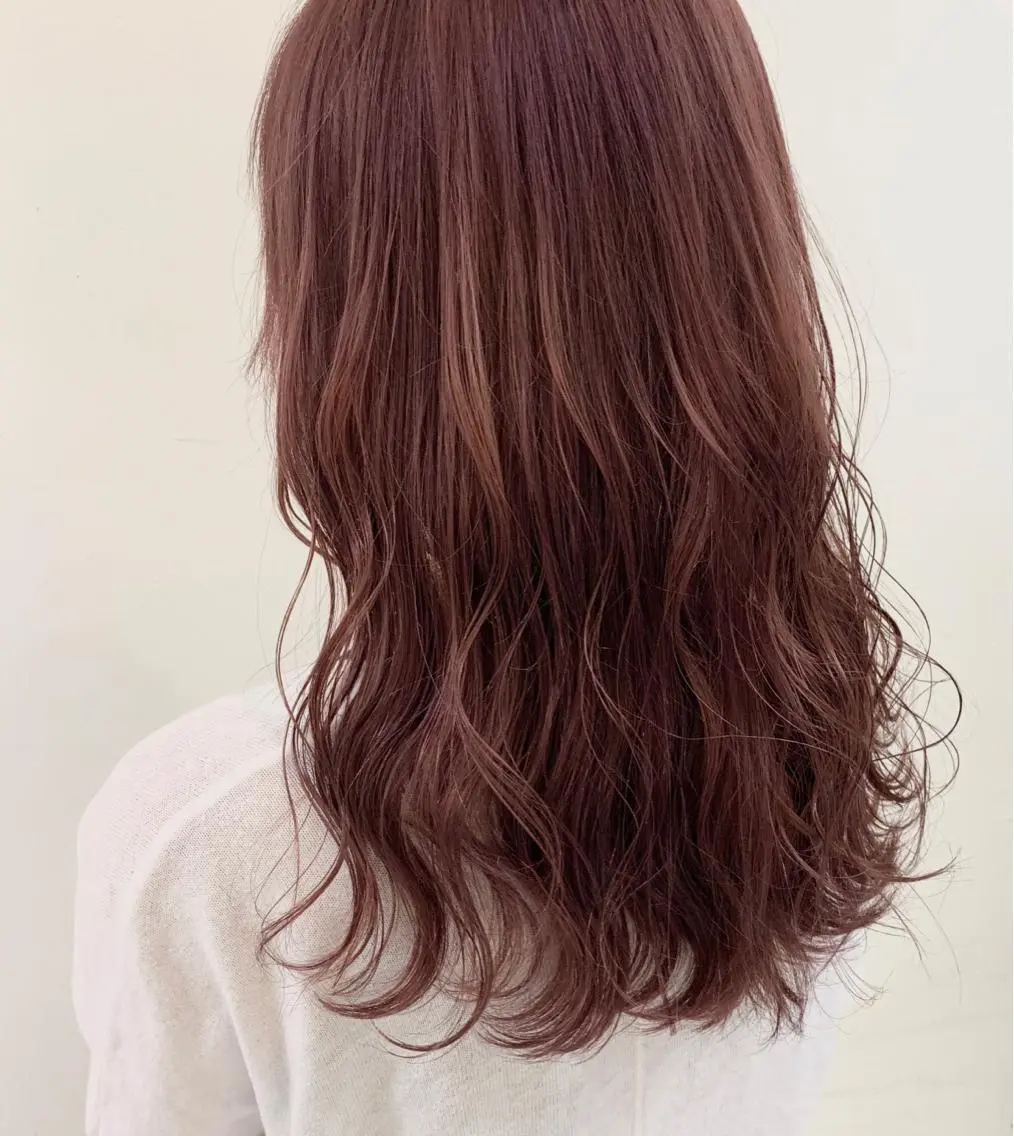 カラー ベージュカラー ピンクカラー ピンクベージュ 窪田 椋介のヘアスタイル