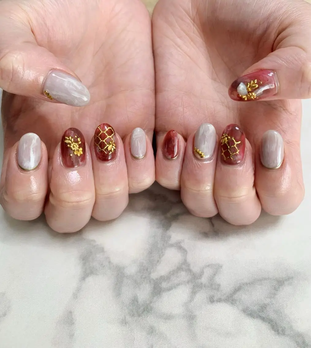 ネイル ハンドネイル nail salon en familleのネイルデザイン