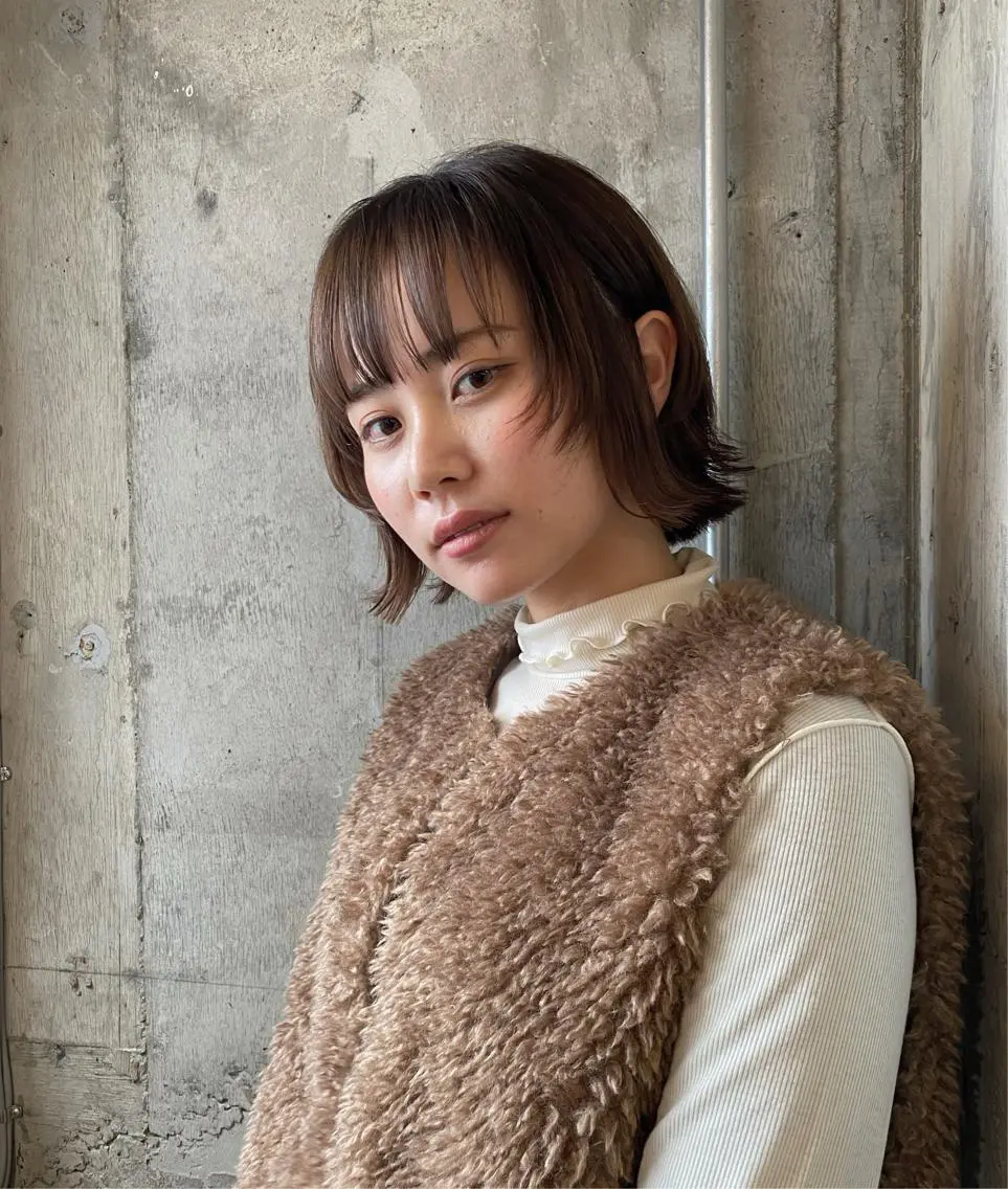 ショート ショートヘア ウルフカット レディースモデル カット/中川翔太のヘアスタイル