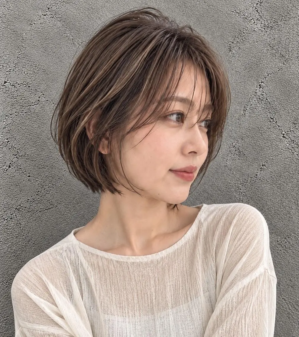 ショート カラー 脇田 麗乃のヘアスタイル