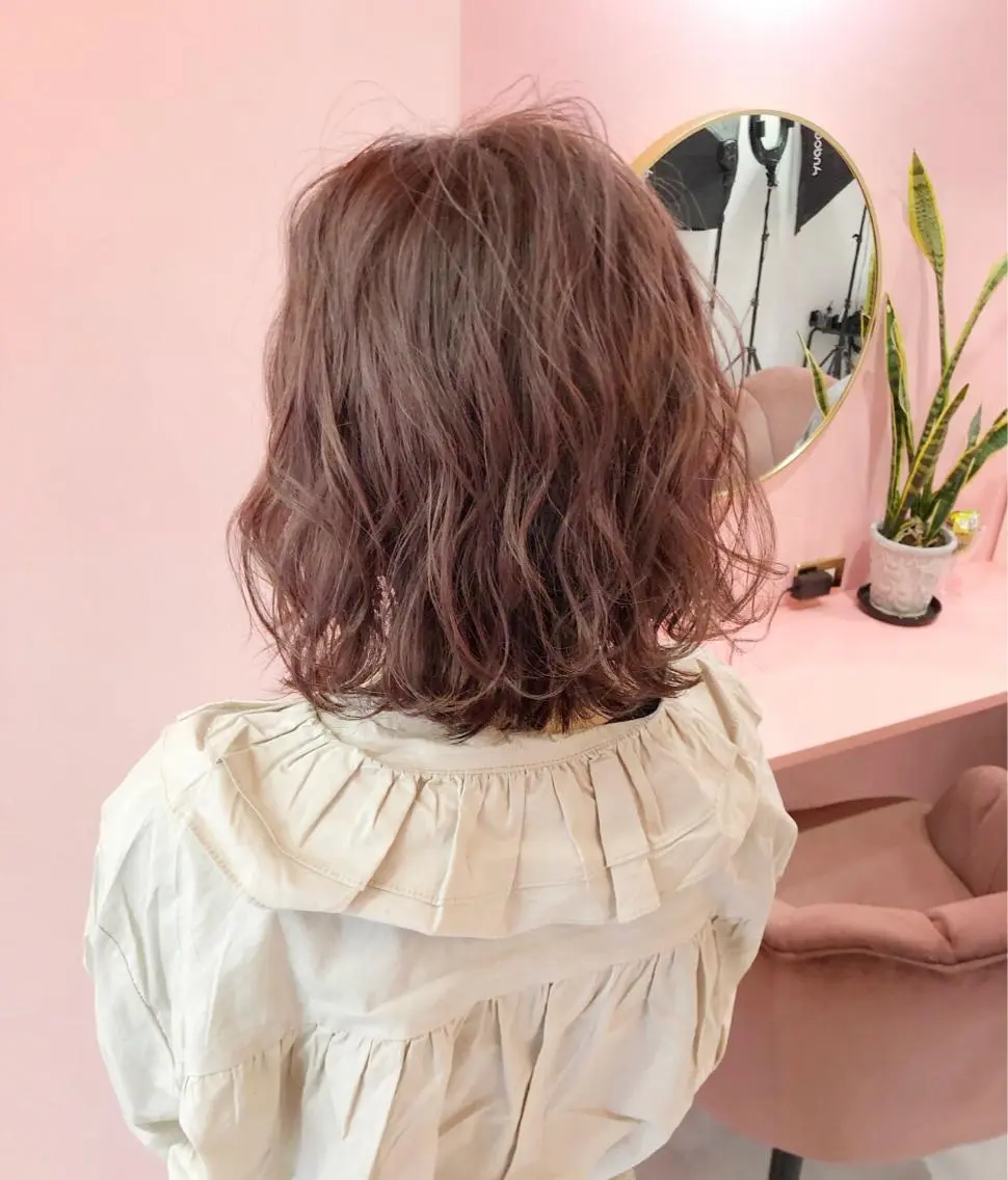 ショート カラー プル艶職人/ にしものヘアスタイル