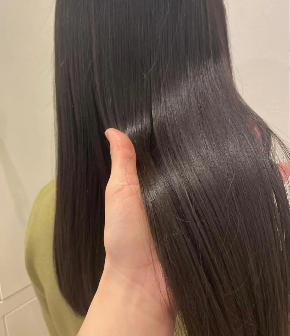 ロング カラー アッシュ ベージュカラー ブリーチ ケアブリーチ ダブルカラー 🌼あんなtrend color🌼のヘアスタイル