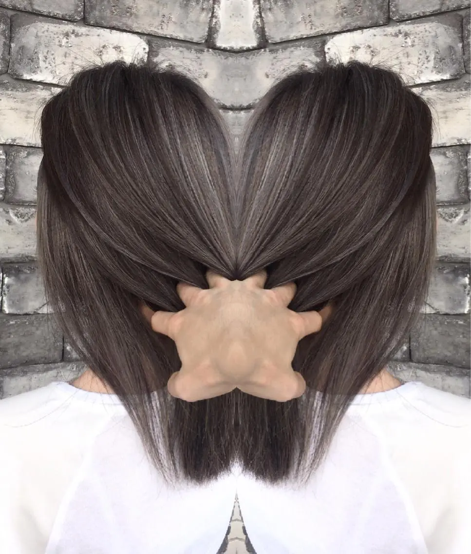 ミディアム 3Dハイライト 外国人風カラー ハイライト ❤️千葉県代表❤️ 店長❤️柿本翔一朗のヘアスタイル