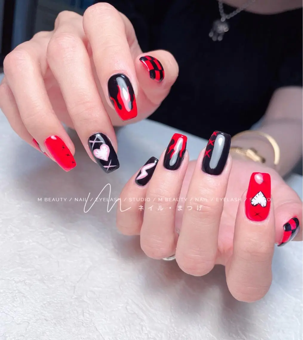 ネイル ハンドネイル M🌷nail 長さだし専門店のネイルデザイン