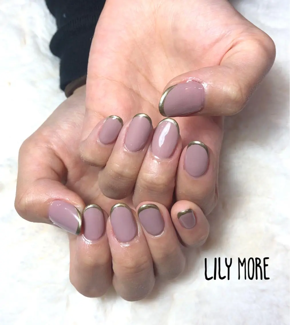 ネイル フレンチネイル Lily closetのネイルデザイン