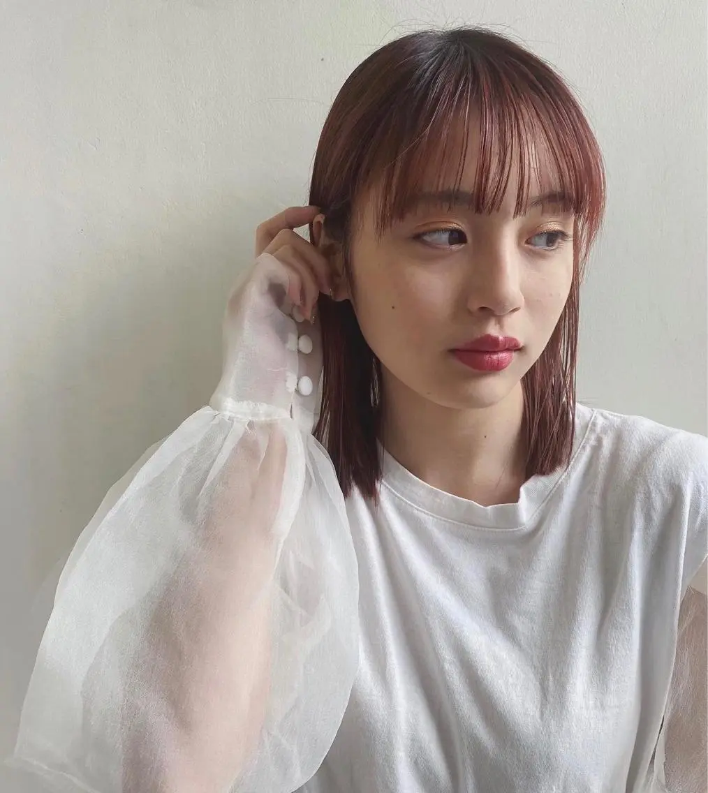 ミディアム カラー misato |似合わせ施術🦋のヘアスタイル