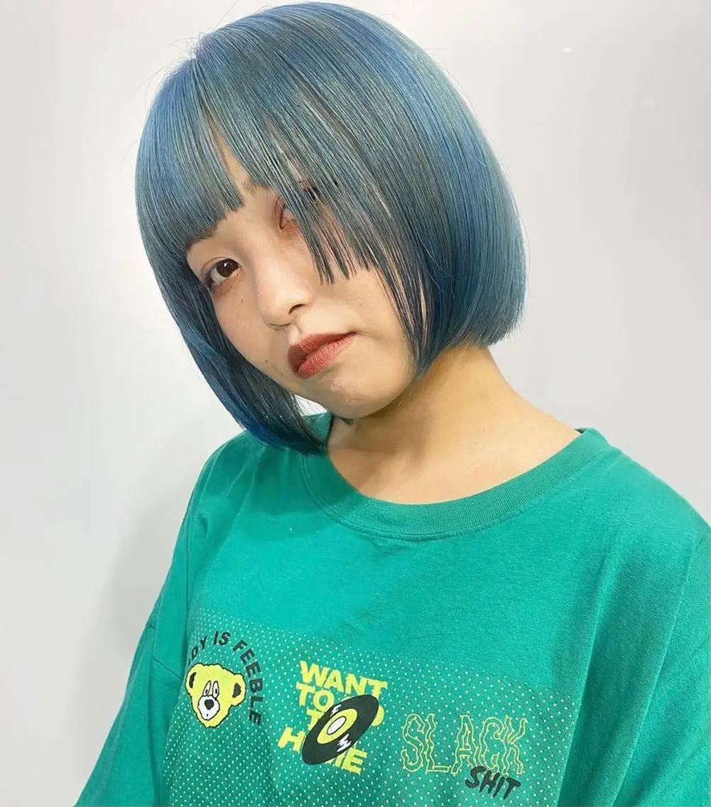 ショート カラー ヘアアレンジ 福岡似合わせレイヤー /ウルフ/ハイトーンのヘアスタイル