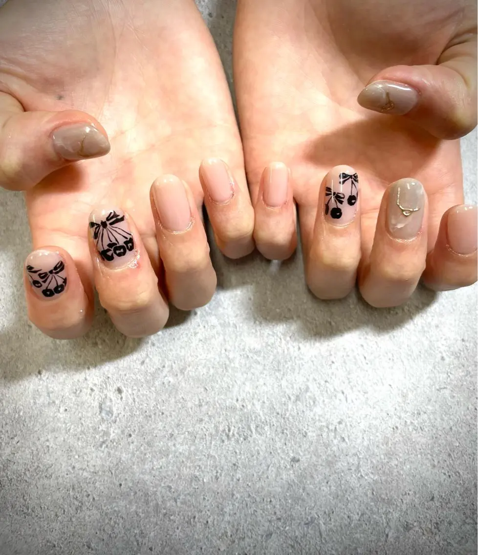 ネイル 持ち込み ハンドネイル nail moanaのネイルデザイン