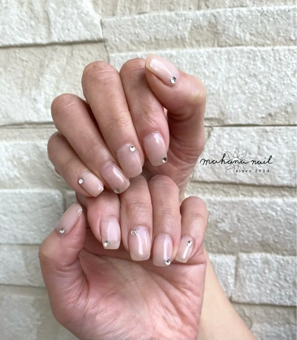 ネイル ワンカラーネイル mahana nailのネイルデザイン