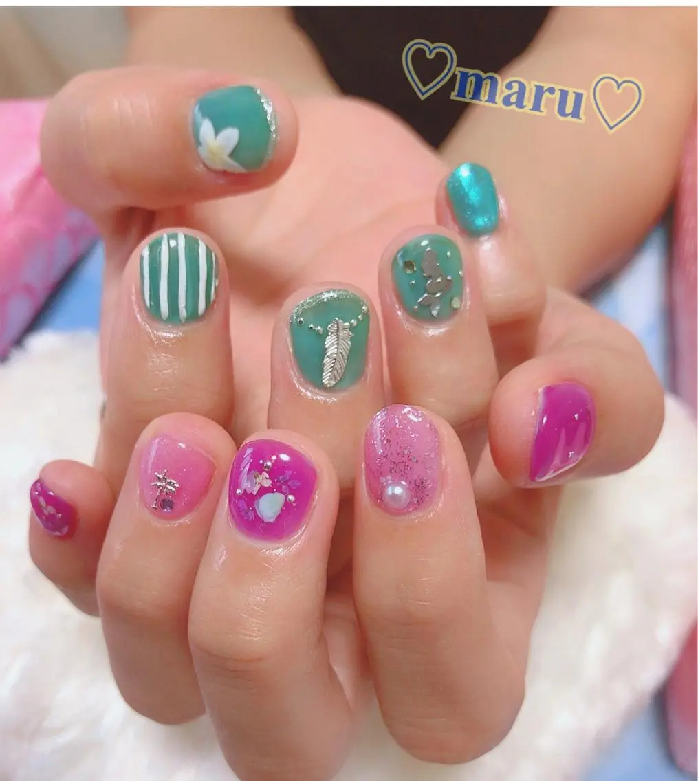ネイル ハンドネイル フットネイル まるみ♡7/1〜値上 げ致します(>_<)のその他イメージ