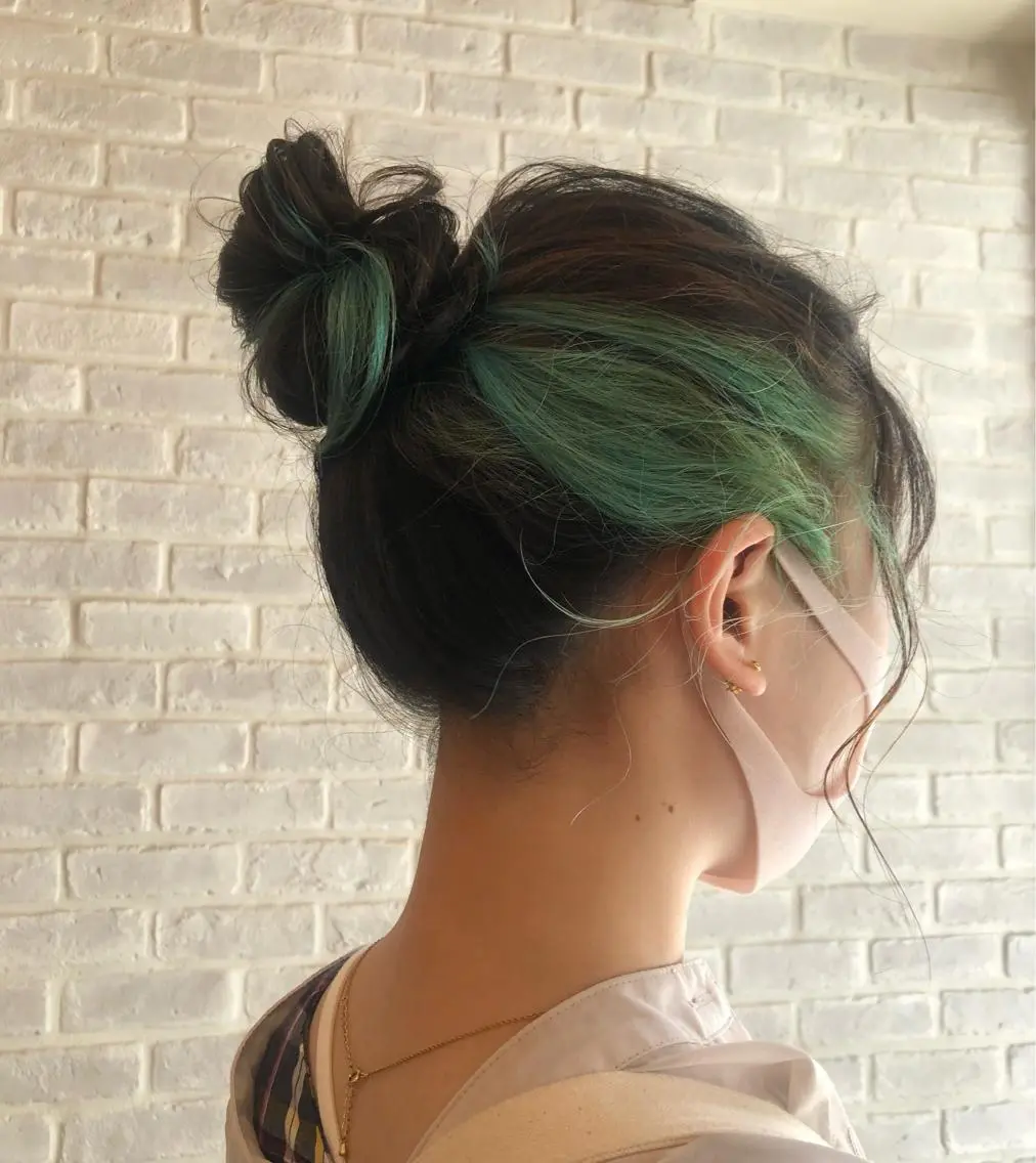 カラー ヘアセット 鈴木 .のヘアスタイル