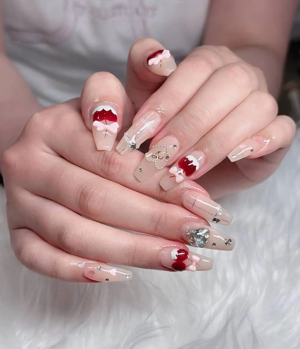 ネイル フレンチネイル ジェルネイル ハロウィン 韓国ネイル マグネットネイル ハンドネイル H.baby Nail Salonのネイルデザイン