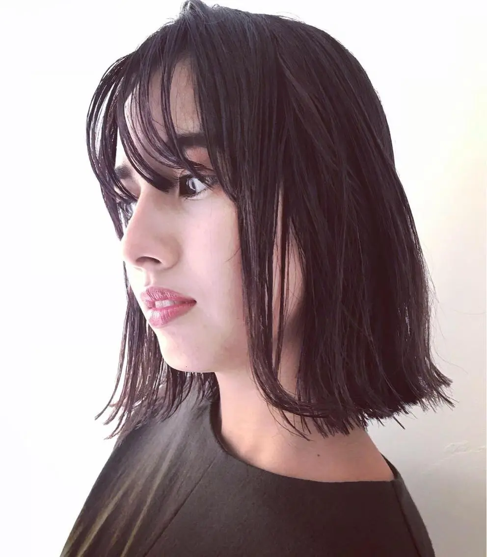 カラー イルミナカラー 💓パーマ，💗 レイヤーカットのヘアスタイル