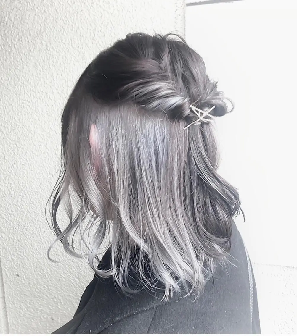 ミディアム カラー パーマ ヘアアレンジ メンズ キッズ ネイル マツエク・マツパ ハーフアップ 子どものヘアアレンジ メンズブリーチ メンズハイトーン メンズインナーカラー 🌈デザインヘア職人 Kaede🌈のヘアスタイル
