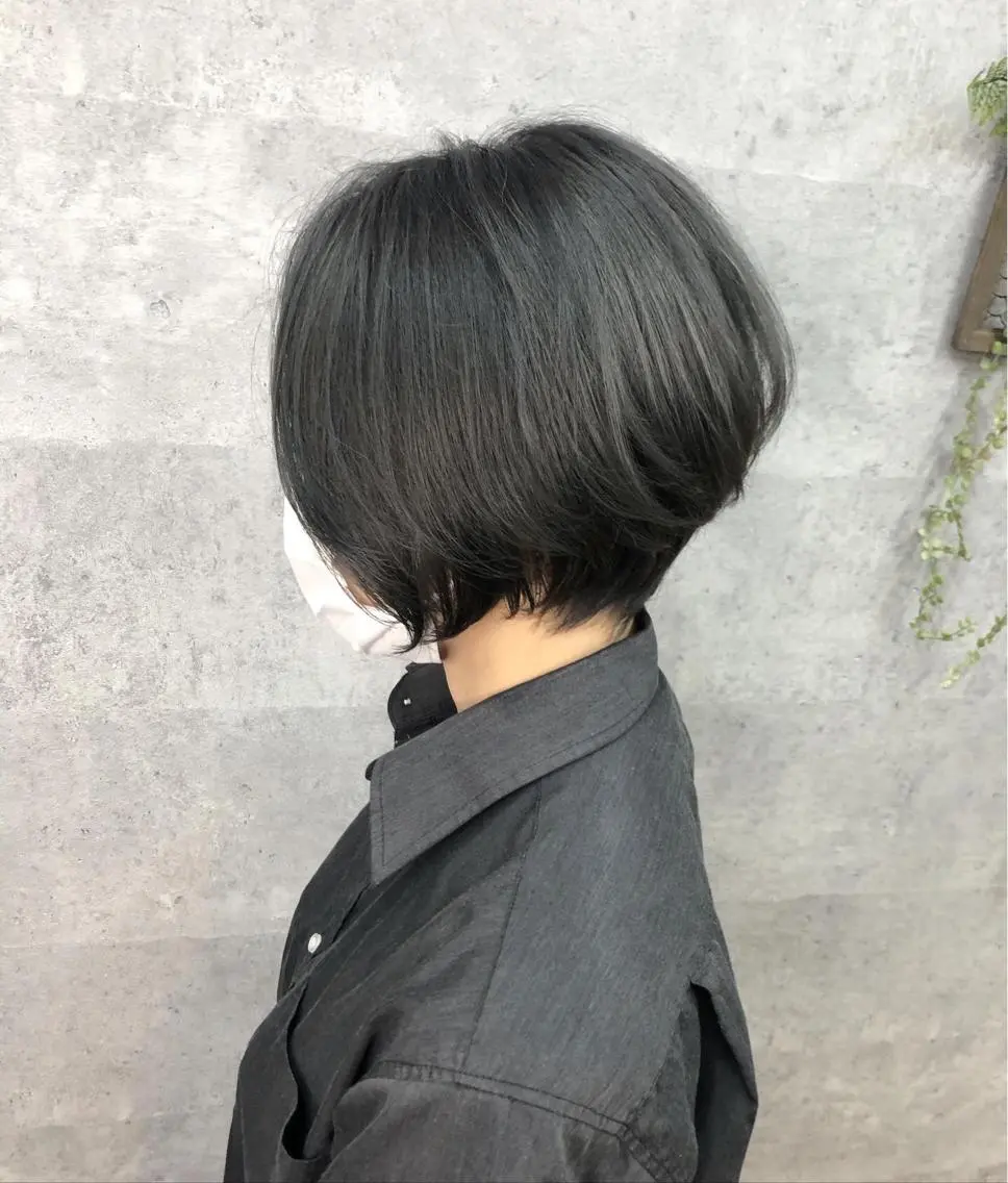 ショート カラー ショートヘア カット トリートメント 内藤 繁のヘアスタイル