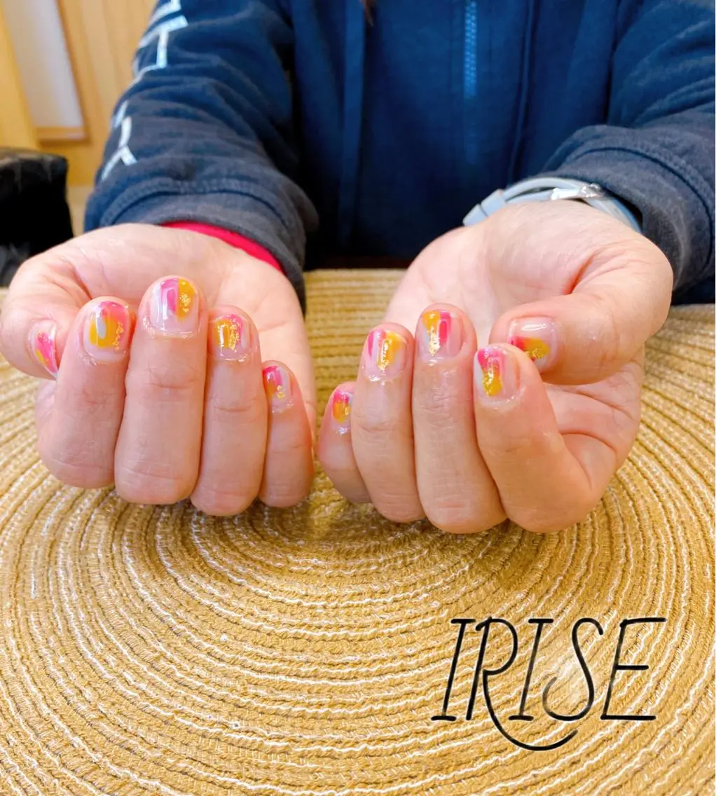 ネイル シンプルネイル salon de iriseのマツエク・マツパデザイン
