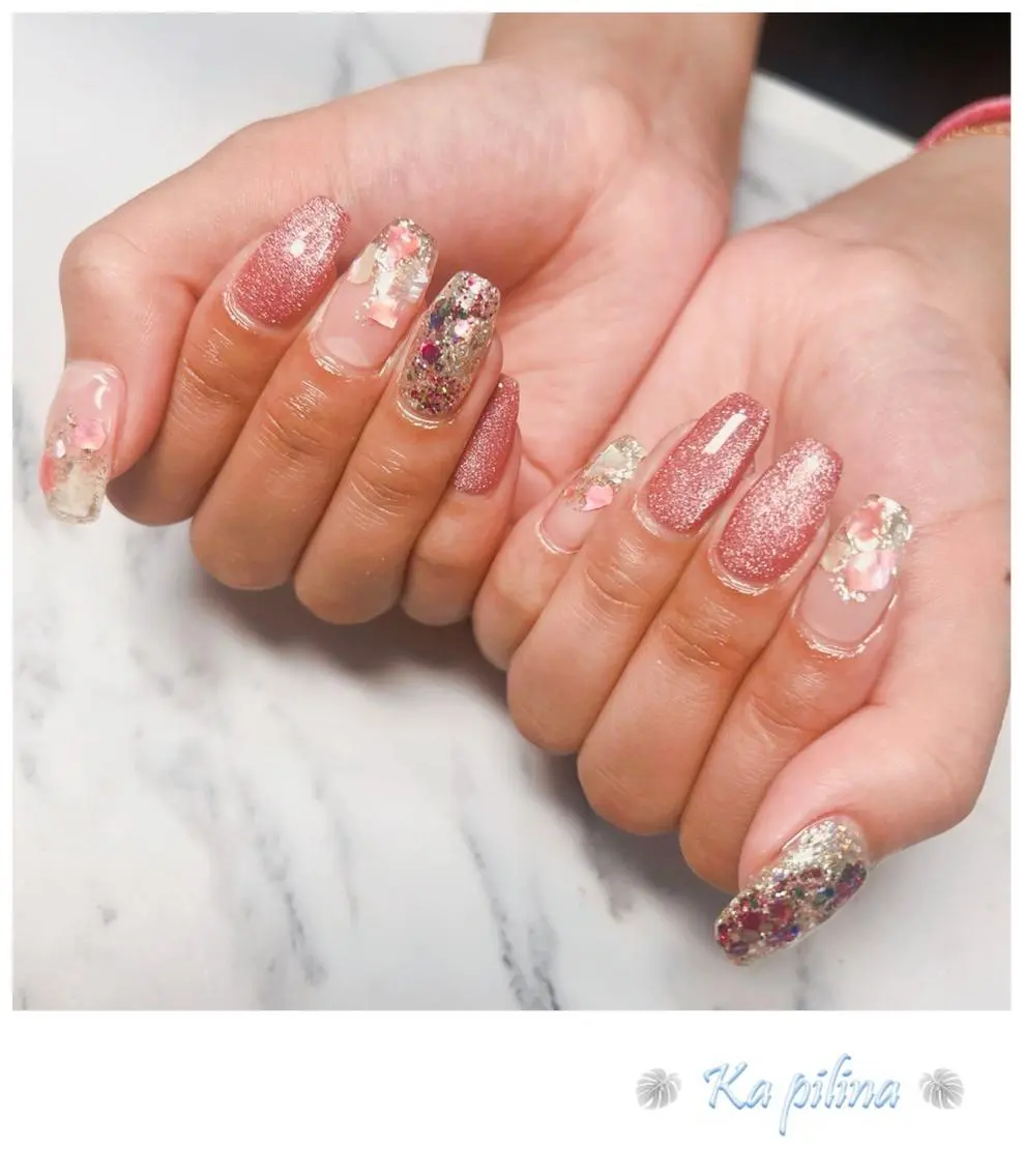 ネイル マグネットネイル ニュアンスネイル Nail salon Ka pilinaのネイルデザイン