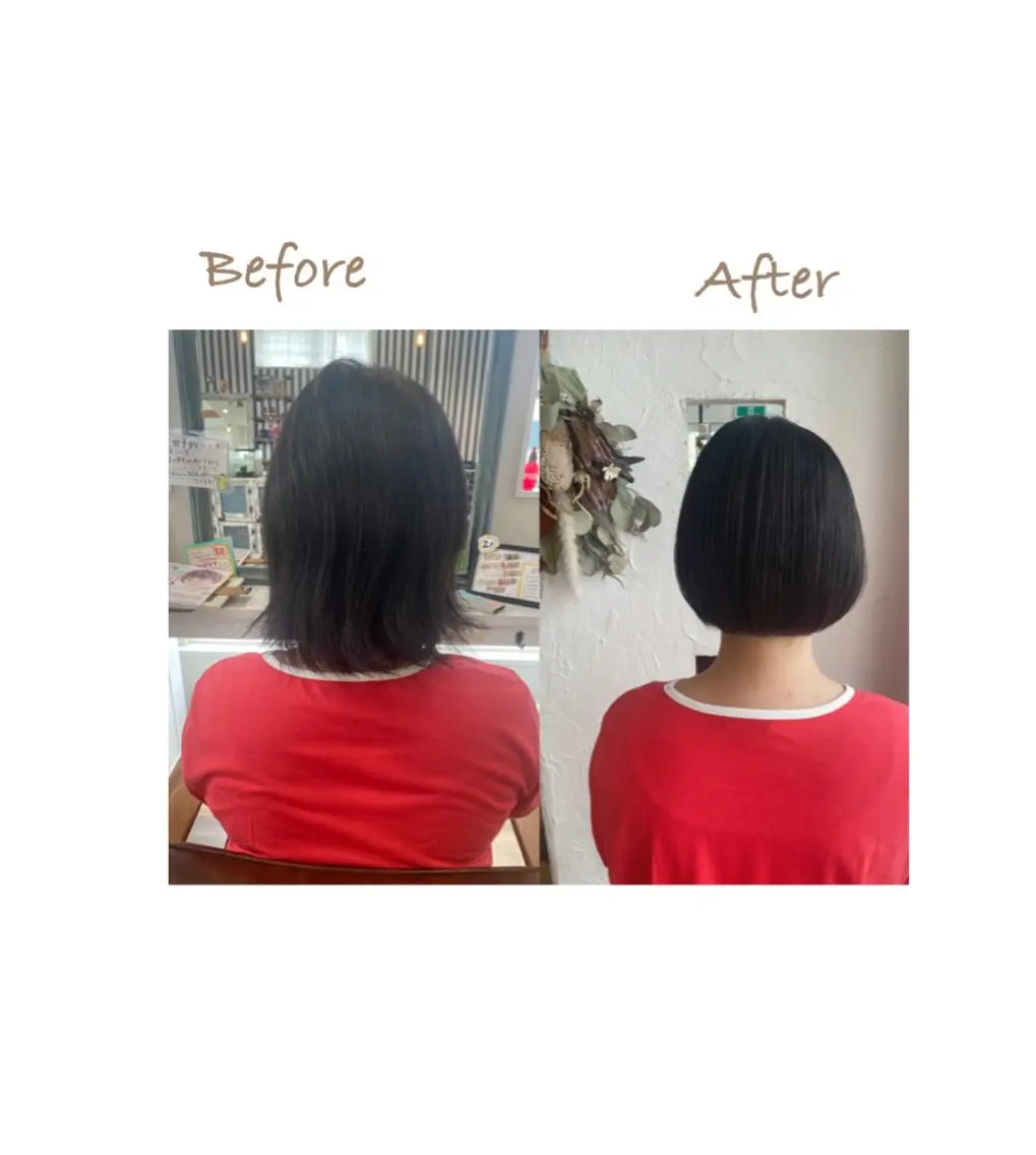 ショート カラー パーマ キッズ ネイル 豊橋美容院 ソンリエのヘアスタイル