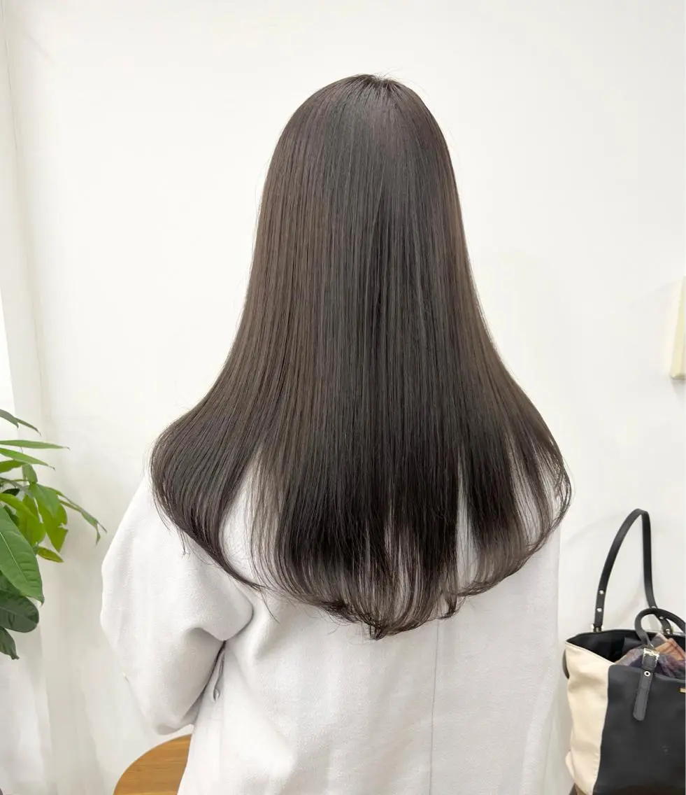カラー アッシュ ベージュカラー 黒髪 ブリーチ ブロンド ユウハウス/ ryousukeのヘアスタイル