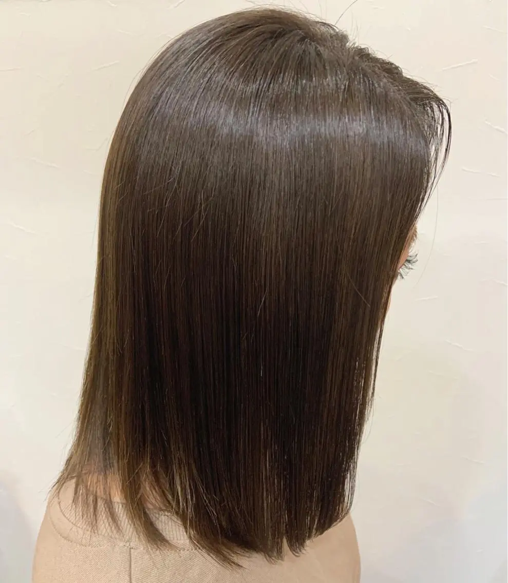 ミディアム カラー アッシュ 透明感カラー 🌿子池おりえ 🌿のヘアスタイル
