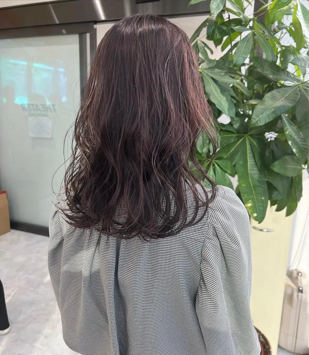 ミディアム カラー パーマ ヘアアレンジ メンズ キッズ ネイル マツエク・マツパ アイブロウ KANAMI 🌏のヘアスタイル