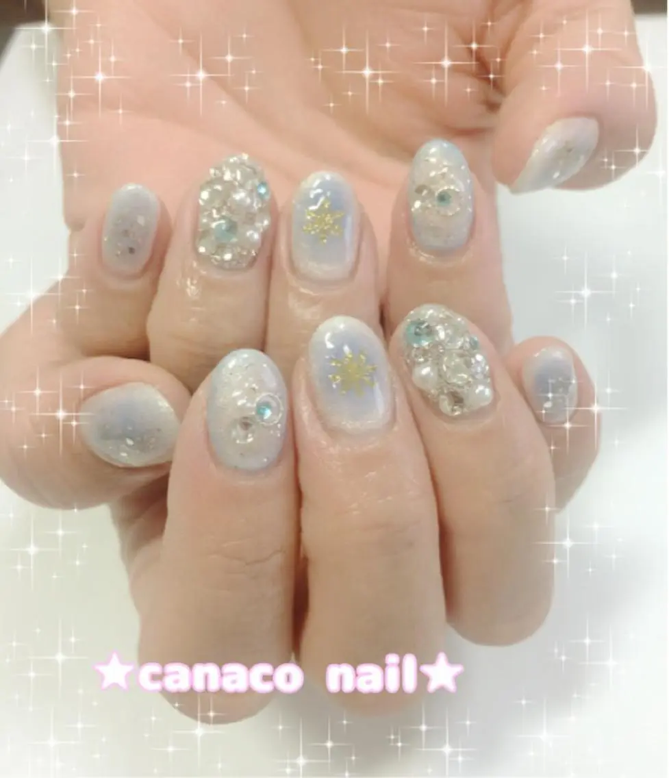 ネイル アートネイル ジェルネイル パラジェル ストーンネイル ハンドネイル ハンドケア ベテランネイル cnc nailのネイルデザイン