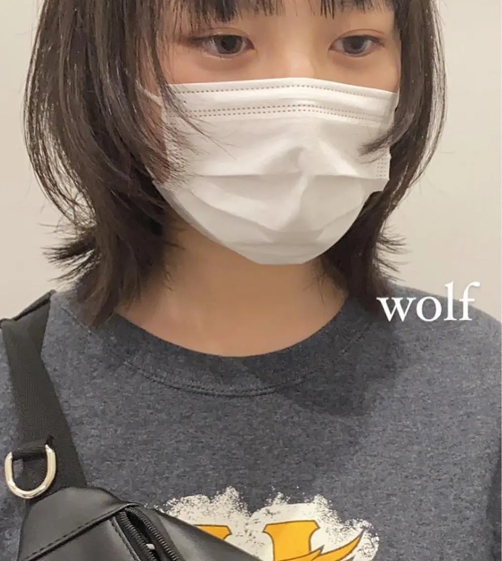 ショート ボブ ショートヘア ウルフカット Amelie yunのヘアスタイル